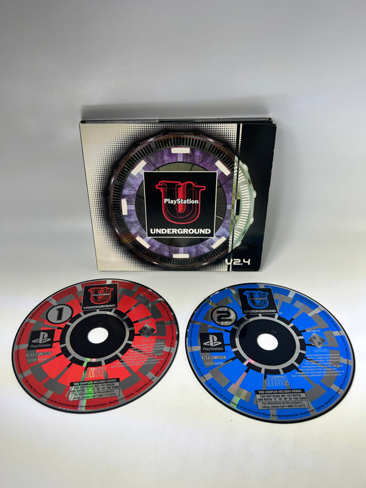 PiXEL-RETRO.COM : SONY PLAYSTATION (PS1) COMPLETE CIB BOX MANUAL GAME NTSC UNDERGROUND V2.4