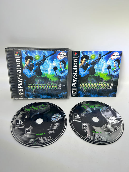 PiXEL-RETRO.COM : SONY PLAYSTATION (PS1) COMPLETE CIB BOX MANUAL GAME NTSC SYPHON FILTER 2