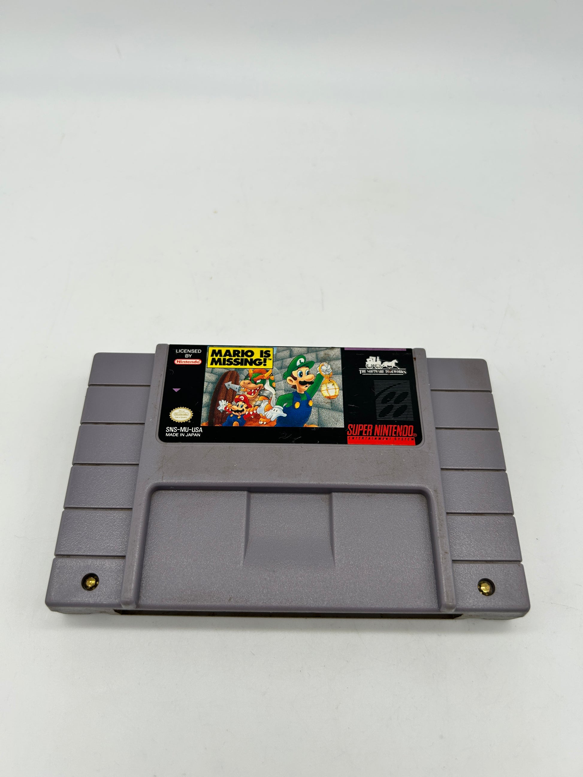 PiXEL-RETRO.COM : SUPER NINTENDO NES (SNES) GAME NTSC MARIO IS MISSING