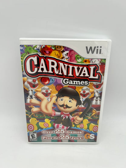 PiXEL-RETRO.COM : NINTENDO WII COMPLET CIB NEW SEALED IN BOX MANUAL GAME NTSC CARNIVAL GAMES