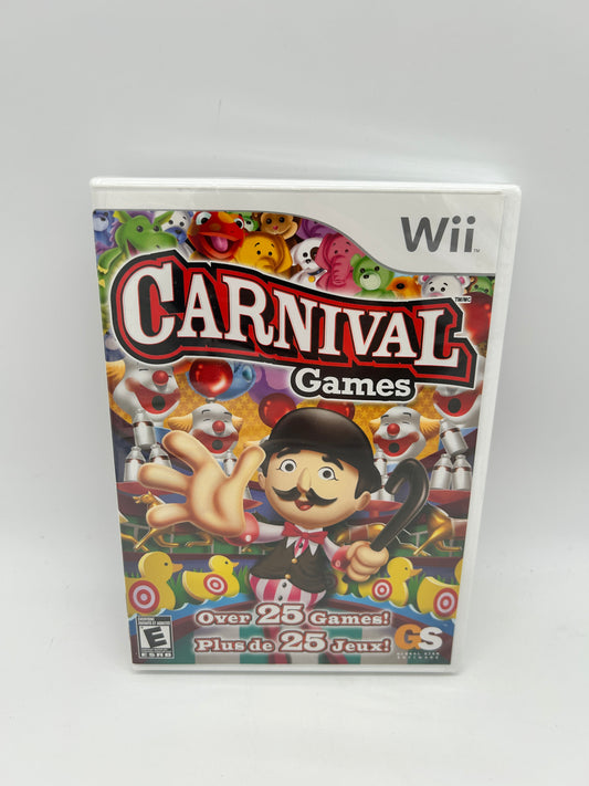 PiXEL-RETRO.COM : NINTENDO WII COMPLET CIB NEW SEALED IN BOX MANUAL GAME NTSC CARNIVAL GAMES