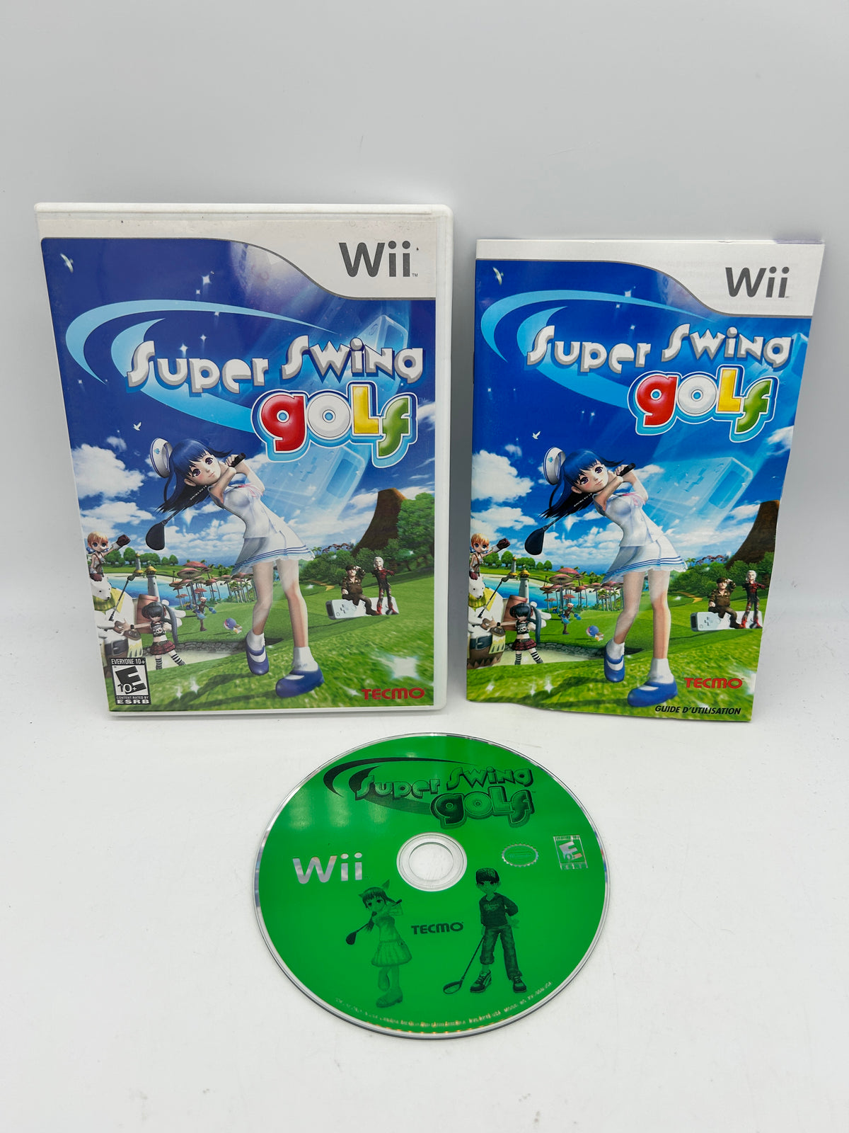 PiXEL-RETRO.COM : NINTENDO WII COMPLET CIB BOX MANUAL GAME NTSC SUPER SWING GOLF