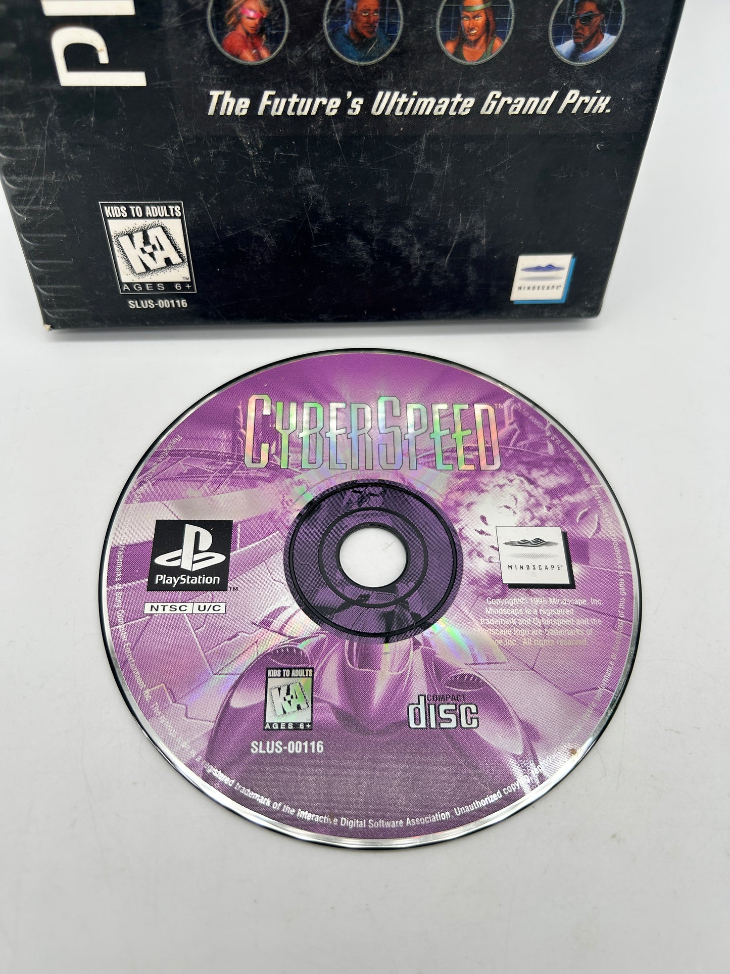 SONY PLAYSTATiON [PS1] | CYBERSPEED | LONG BOX