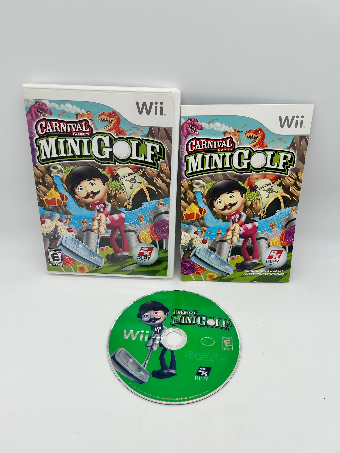 PiXEL-RETRO.COM : NINTENDO WII COMPLET CIB BOX MANUAL GAME NTSC CARNIVAL GAMES MINI GOLF