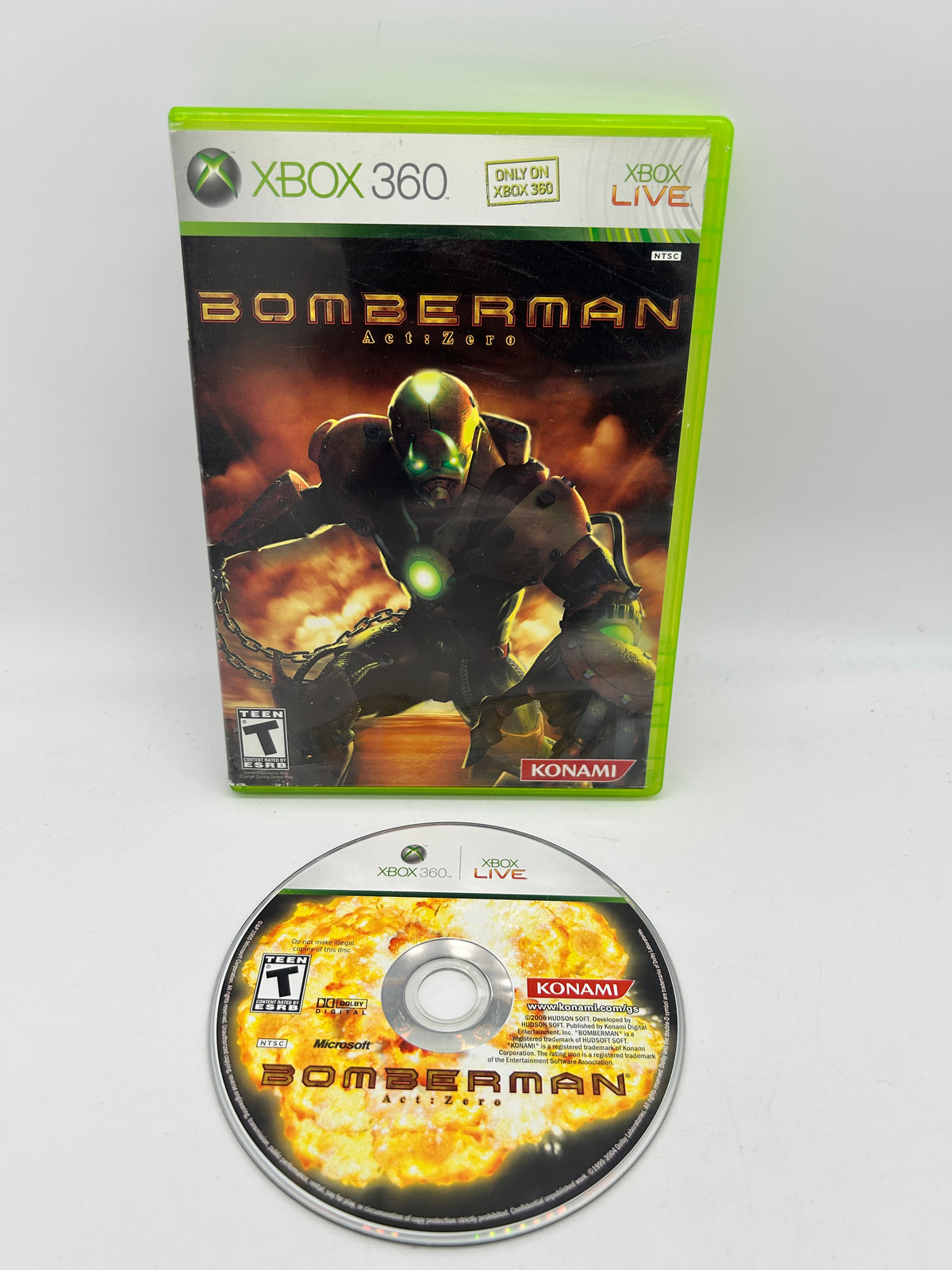 PiXEL-RETRO.COM : MICROSOFT XBOX 360 COMPLETE CIB BOX MANUAL GAME NTSC BOMBERMAN ACT ZERO
