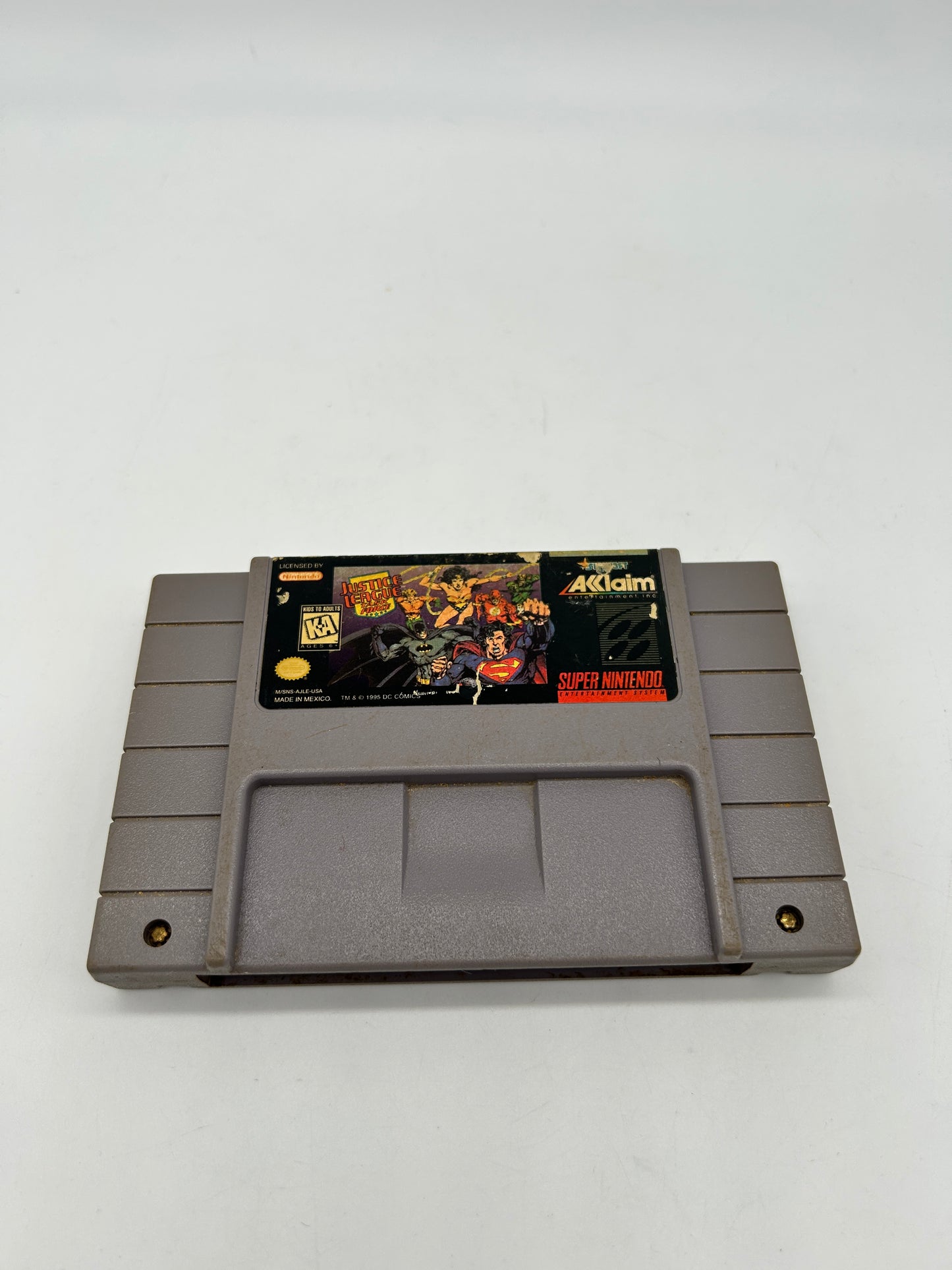 PiXEL-RETRO.COM : SUPER NINTENDO NES (SNES) GAME NTSC JUSTICE LEAGUE TASK FORCE