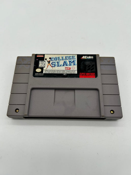 PiXEL-RETRO.COM : SUPER NINTENDO NES (SNES) GAME NTSC COLLEGE SLAM