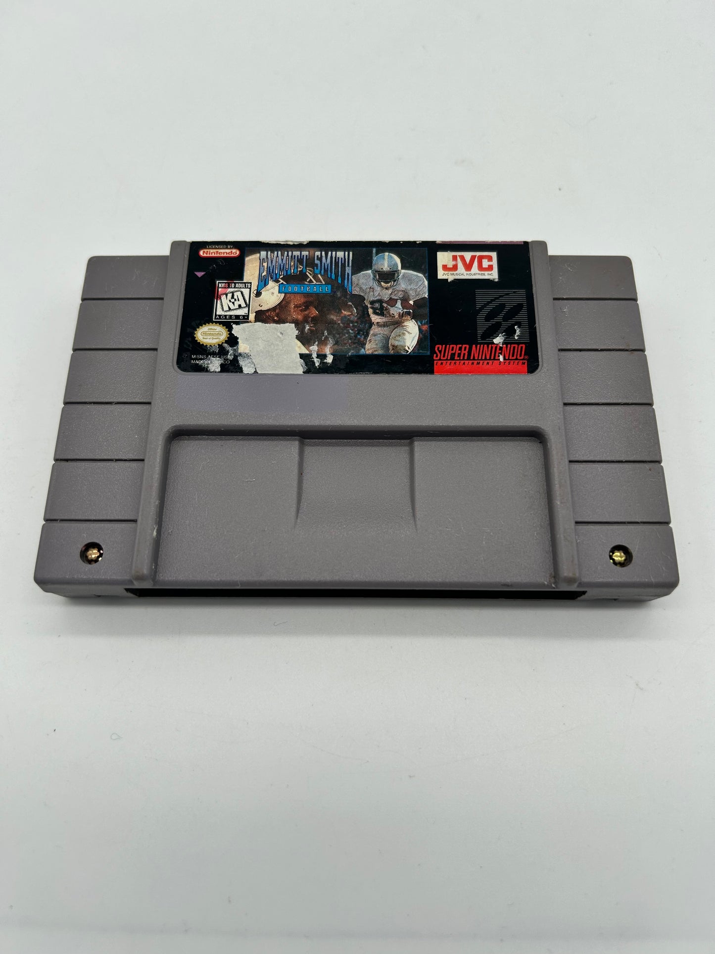 PiXEL-RETRO.COM : SUPER NINTENDO NES (SNES) GAME NTSC EMMITT SMITH FOOTBALL