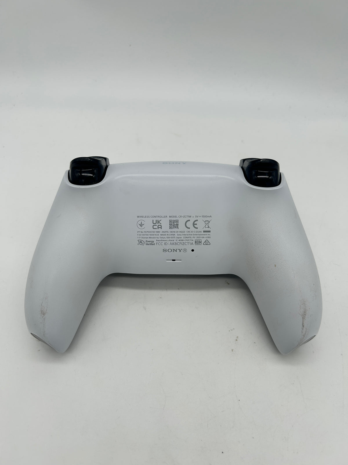 SONY PLAYSTATION 5 [PS5] CONTROLLER | ORIGINAL WHITE WIRELESS DUALSENSE ANALOG JOYSTICK CONTROLLER | CFI-ZCT1W