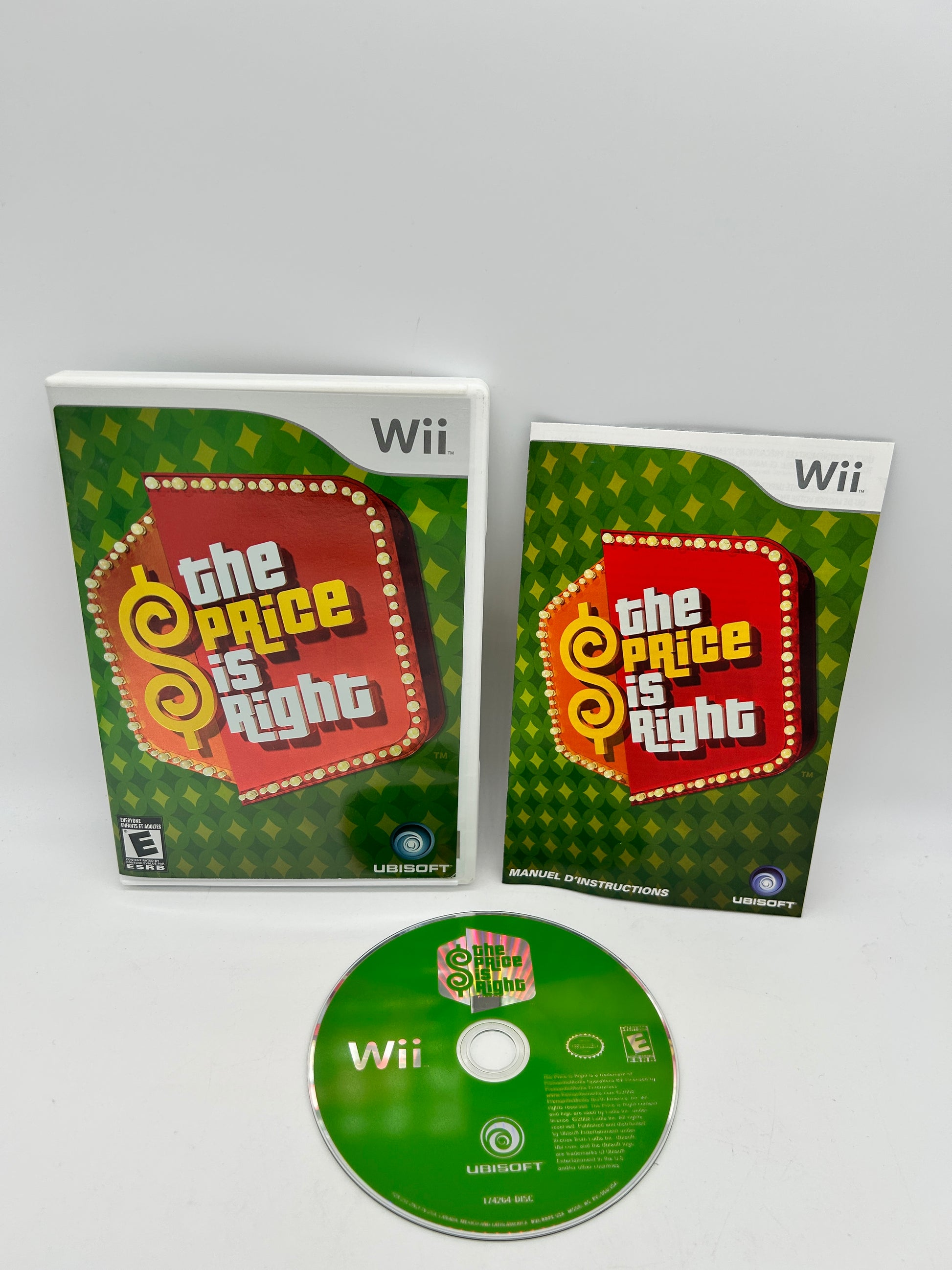 PiXEL-RETRO.COM : NINTENDO WII COMPLET CIB BOX MANUAL GAME NTSC THE PRICE IS RIGHT