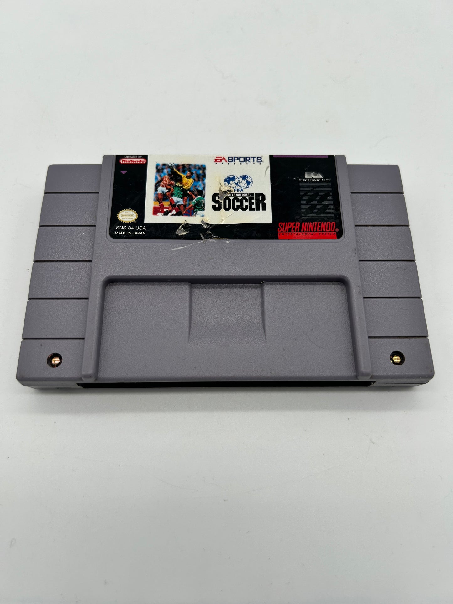 PiXEL-RETRO.COM : SUPER NINTENDO NES (SNES) GAME NTSC FIIFA INTERNATIONAL SOCCER