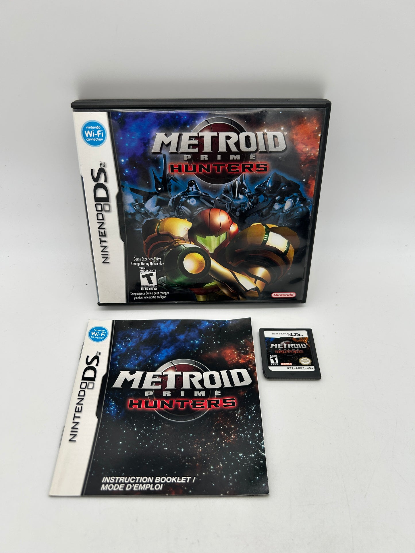 PiXEL-RETRO.COM : NINTENDO DS (DS) COMPLETE CIB BOX MANUAL GAME NTSC METROID PRIME HUNTERS