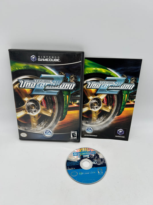 PiXEL-RETRO.COM : NINTENDO GAMECUBE COMPLETE CIB BOX MANUAL GAME NTSC NEED FOR SPEED UNDERGROUND 2