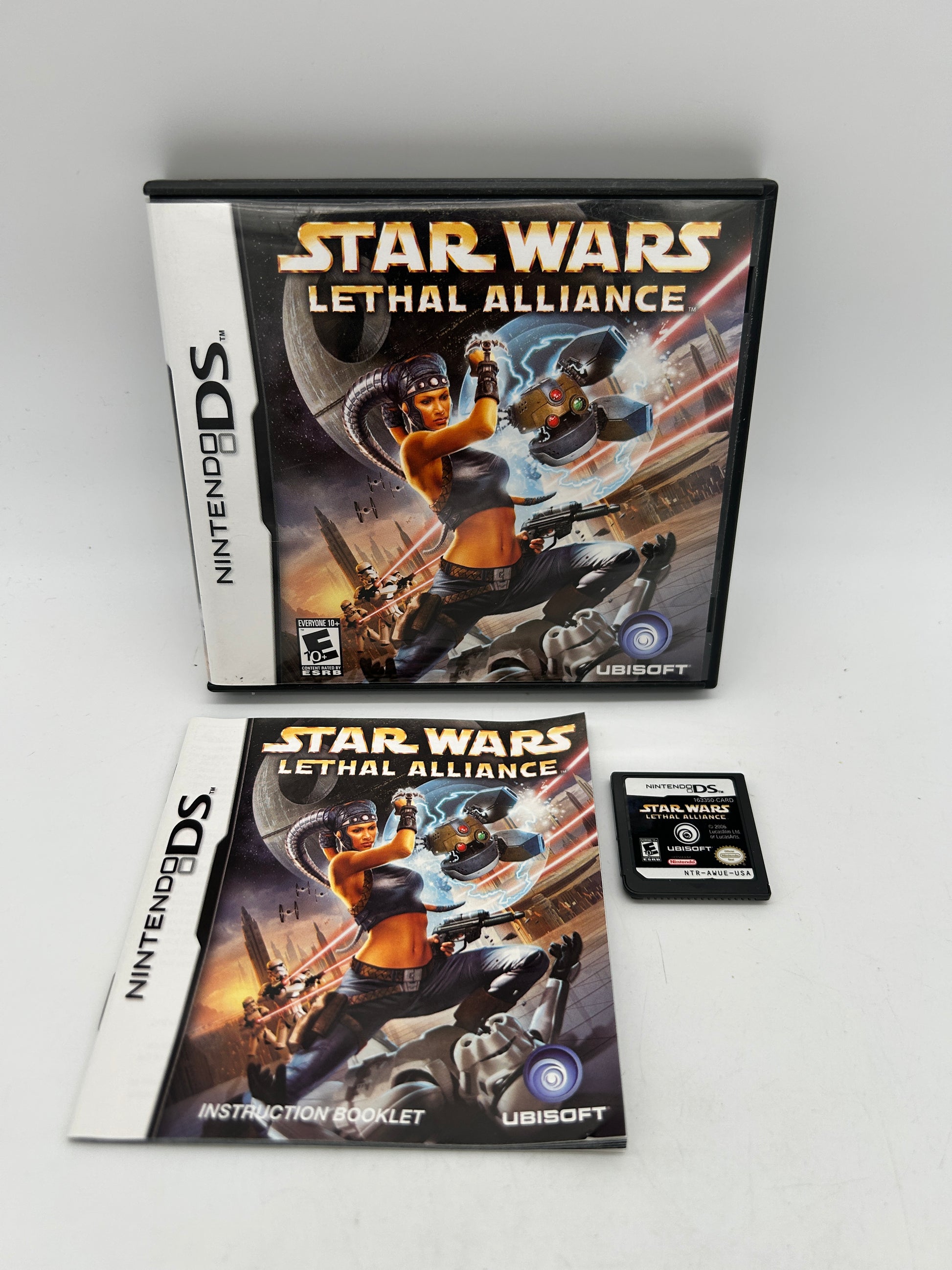 PiXEL-RETRO.COM : NINTENDO DS (DS) COMPLETE CIB BOX MANUAL GAME NTSC STAR WARS LETHAL ALLIANCE