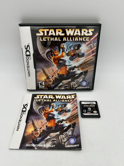 PiXEL-RETRO.COM : NINTENDO DS (DS) COMPLETE CIB BOX MANUAL GAME NTSC STAR WARS LETHAL ALLIANCE