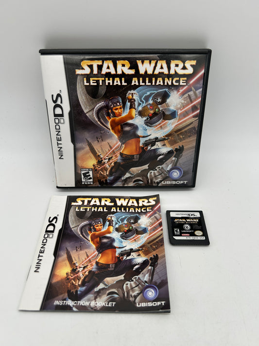 PiXEL-RETRO.COM : NINTENDO DS (DS) COMPLETE CIB BOX MANUAL GAME NTSC STAR WARS LETHAL ALLIANCE