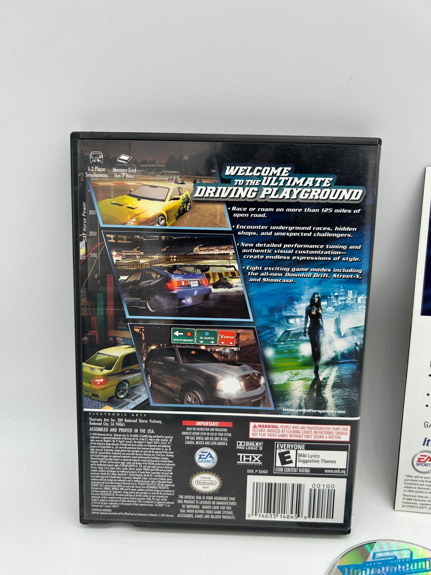 NiNTENDO GAMECUBE [NGC] | NEED FOR SPEED UNDERGROUND 2