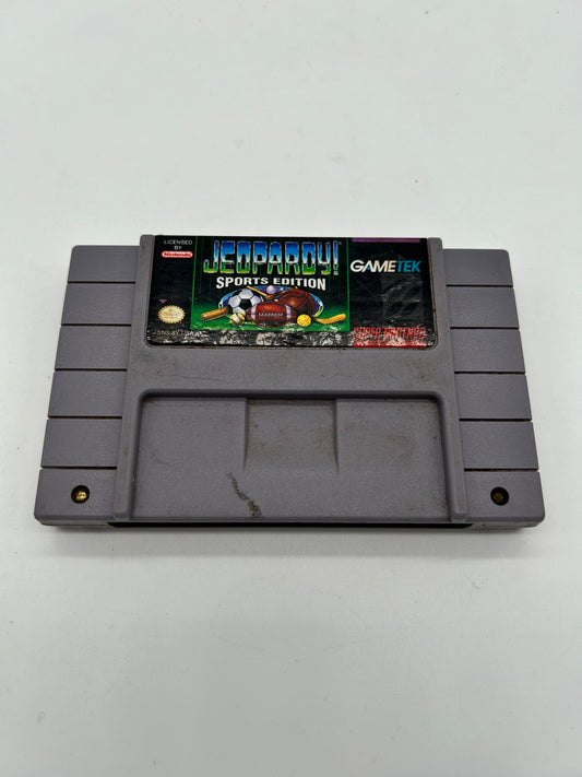 PiXEL-RETRO.COM : SUPER NINTENDO NES (SNES) GAME NTSC JEOPARDY SPORTS EDITION