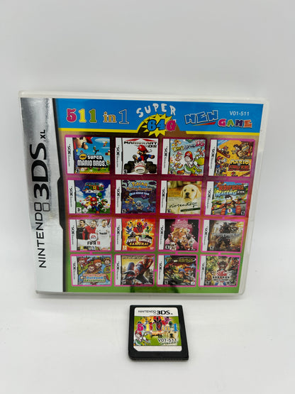 PiXEL-RETRO.COM : NINTENDO DS (DS) GAME NTSC 511 IN 1 MULTICART