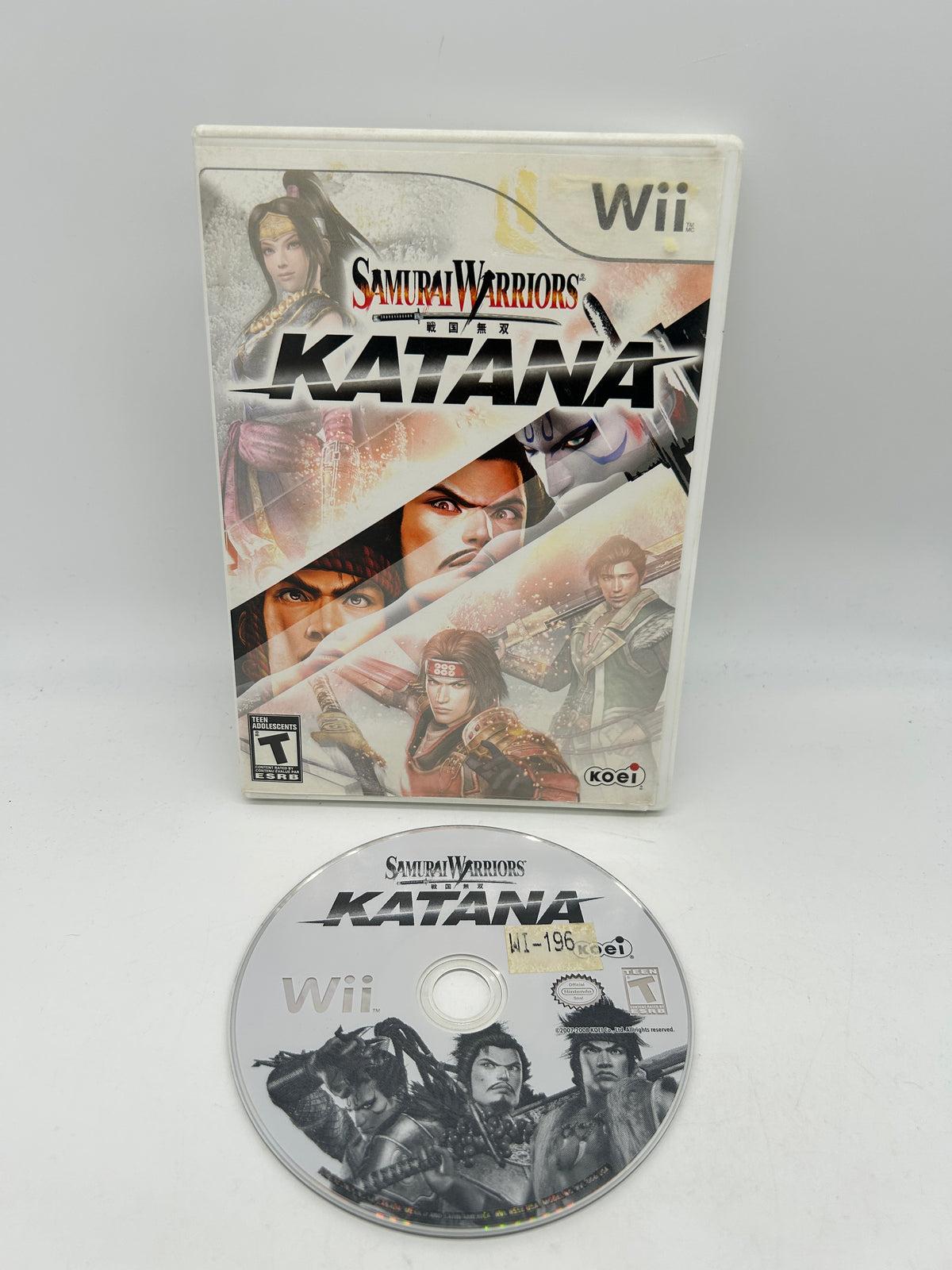 PiXEL-RETRO.COM : NINTENDO WII COMPLET CIB BOX MANUAL GAME NTSC SAMURAI WARRIORS KATANA