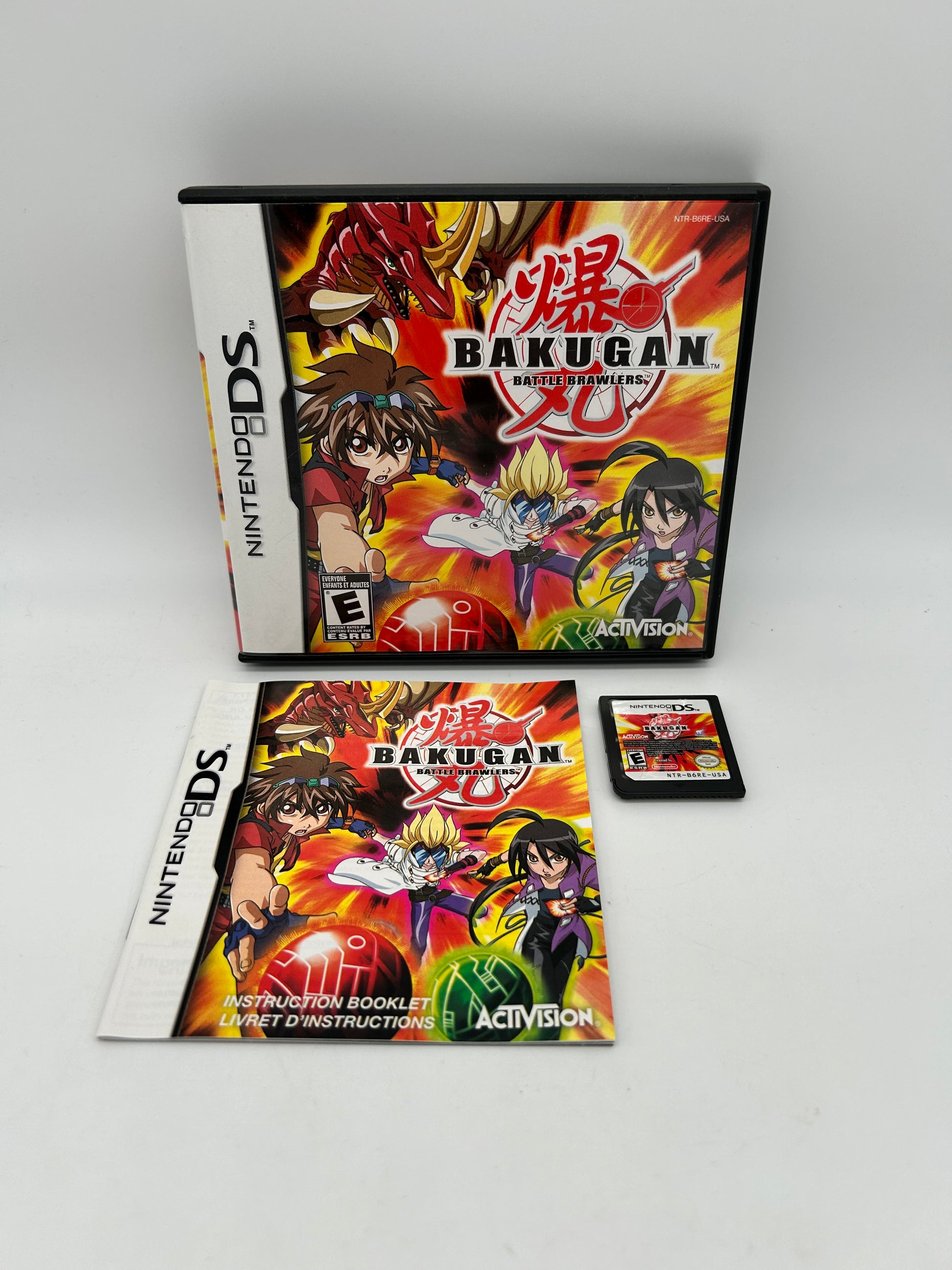 PiXEL-RETRO.COM : NINTENDO DS (DS) COMPLETE CIB BOX MANUAL GAME NTSC BAKUGAN BATTLE BRAWLERS