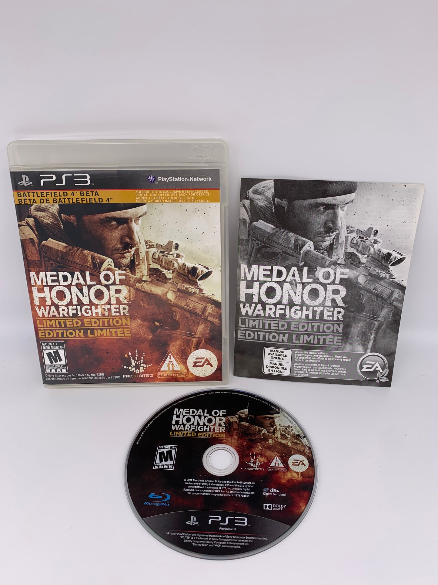 PiXEL-RETRO.COM : SONY PLAYSTATION 3 PS3 SONICS ULTIMATE GENESIS COLLECTION COMPLETE GAME BOX MANUAL NTSC MEDAL OF HONOR WARFIGHTER LIMITED EDITION