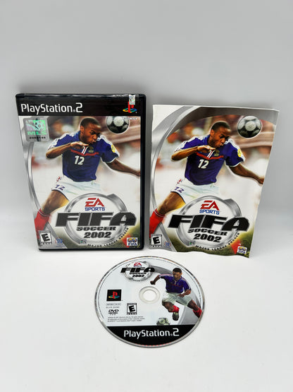 PiXEL-RETRO.COM : SONY PLAYSTATION 2 (PS2) COMPLET CIB BOX MANUAL GAME NTSC FIFA SOCCER 2002