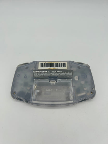 NiNTENDO GAME BOY ADVANCE [GBA] CONSOLE | GLACIER MODEL CLEAR AGB-001