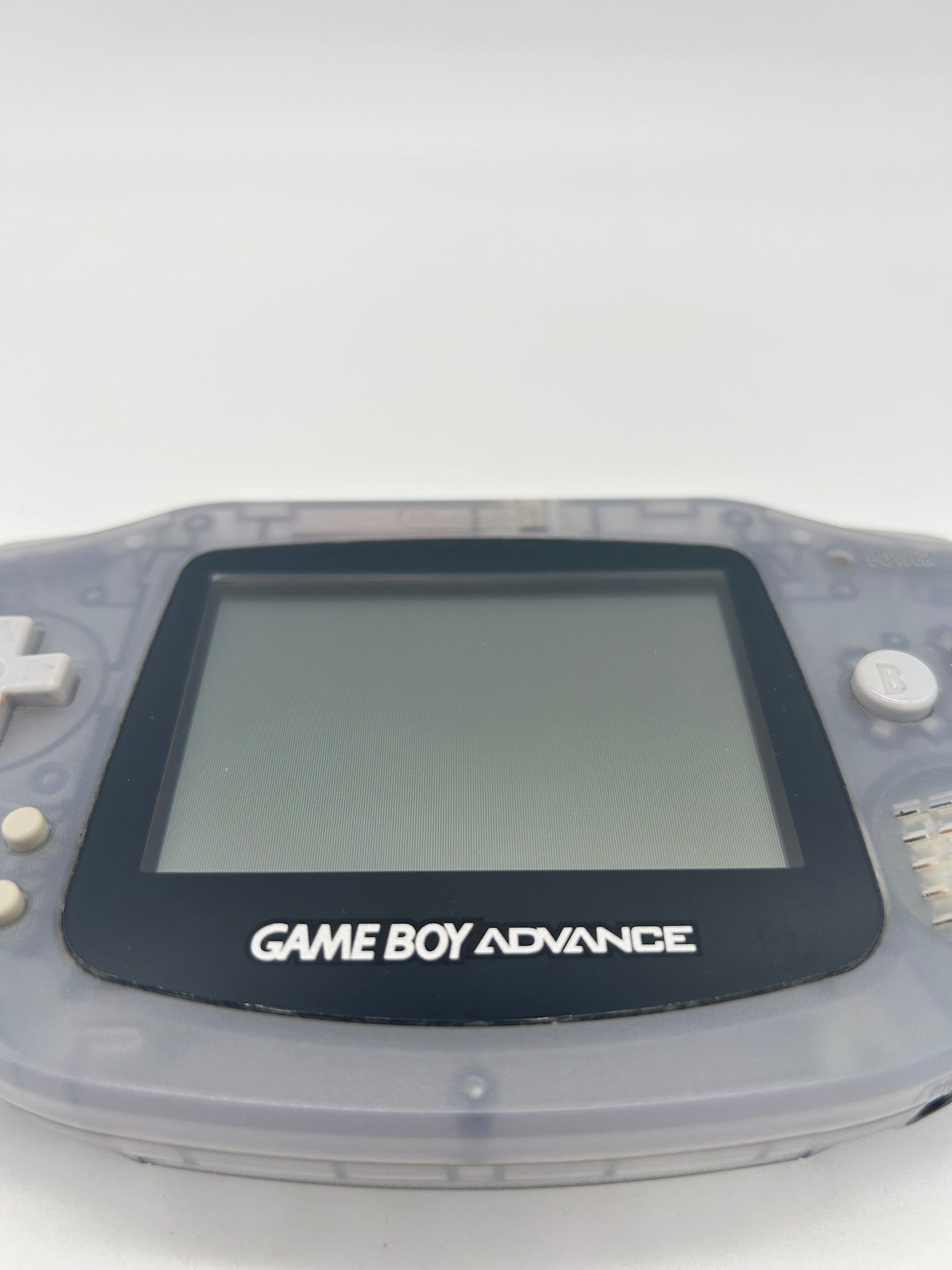 NiNTENDO GAME BOY ADVANCE [GBA] CONSOLE | GLACIER MODEL CLEAR AGB-001