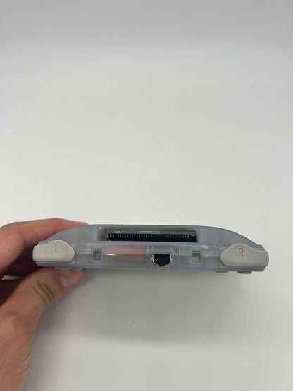 NiNTENDO GAME BOY ADVANCE [GBA] CONSOLE | GLACIER MODEL CLEAR AGB-001