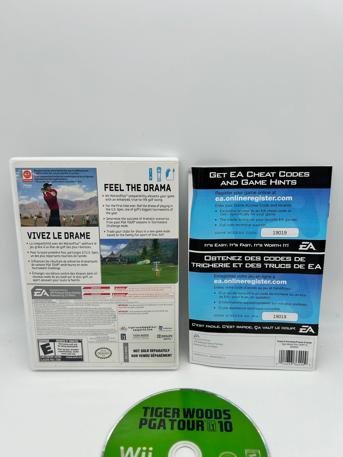 NINTENDO WII | TIGER WOODS PGA TOUR 10