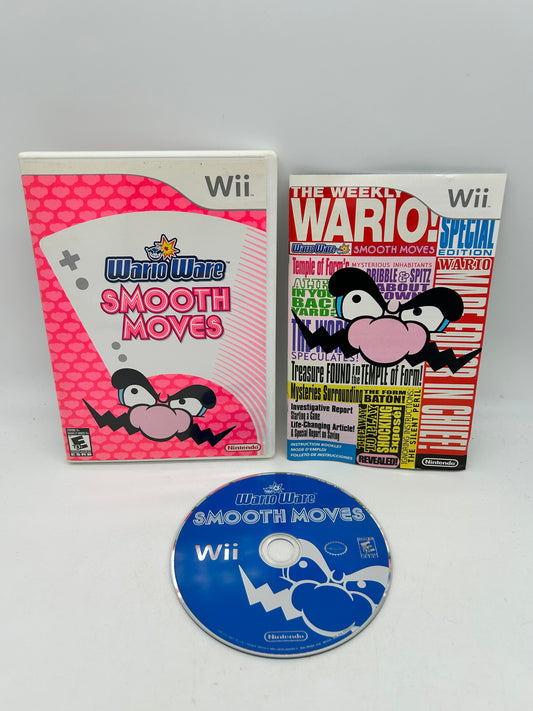 PiXEL-RETRO.COM : NINTENDO WII COMPLET CIB BOX MANUAL GAME NTSC WARIOWARE SMOOTH MOVES