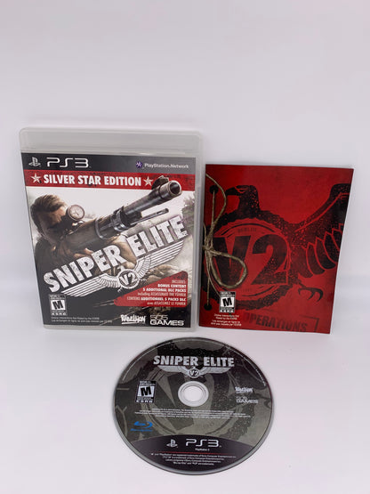 PiXEL-RETRO.COM : SONY PLAYSTATION 3 (PS3) COMPLET CIB BOX MANUAL GAME NTSC SNIPER ELITE V2 SILVER STAR EDITION