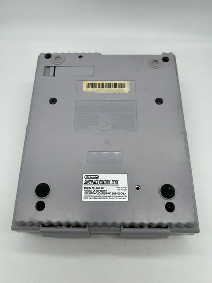 SUPER NiNTENDO [SNES] CONSOLE | MODEL GRiSE CONTROL DECK SNS-001