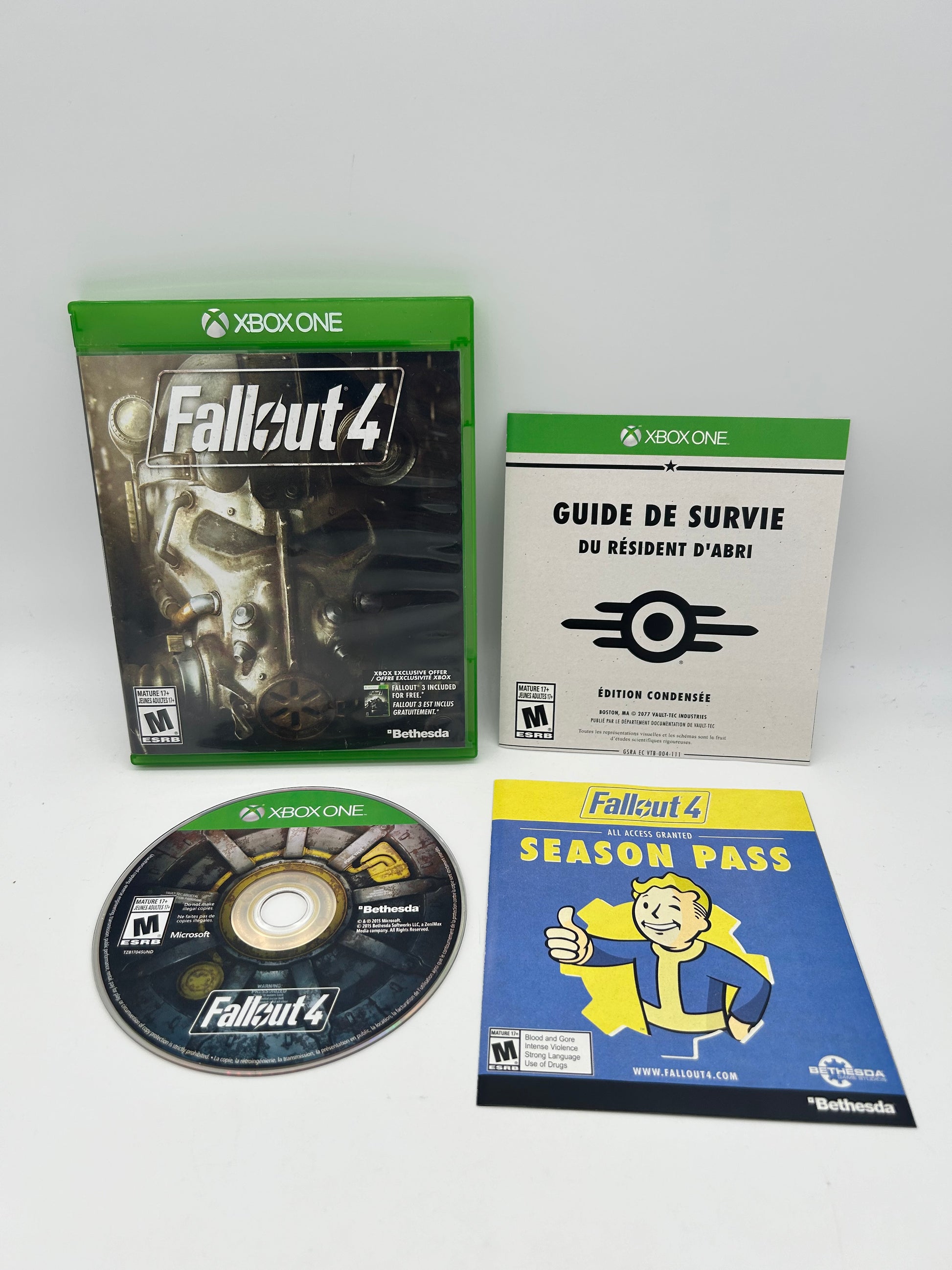 PiXEL-RETRO.COM : MICROSOFT XBOX 360 COMPLETE CIB BOX MANUAL GAME NTSC FALLOUT 4