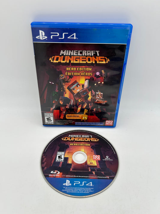 PiXEL-RETRO.COM : SONY PLAYSTATION 4 (PS4) COMPLETE CIB BOX MANUAL GAME NTSC MINECRAFT DUNGEONS