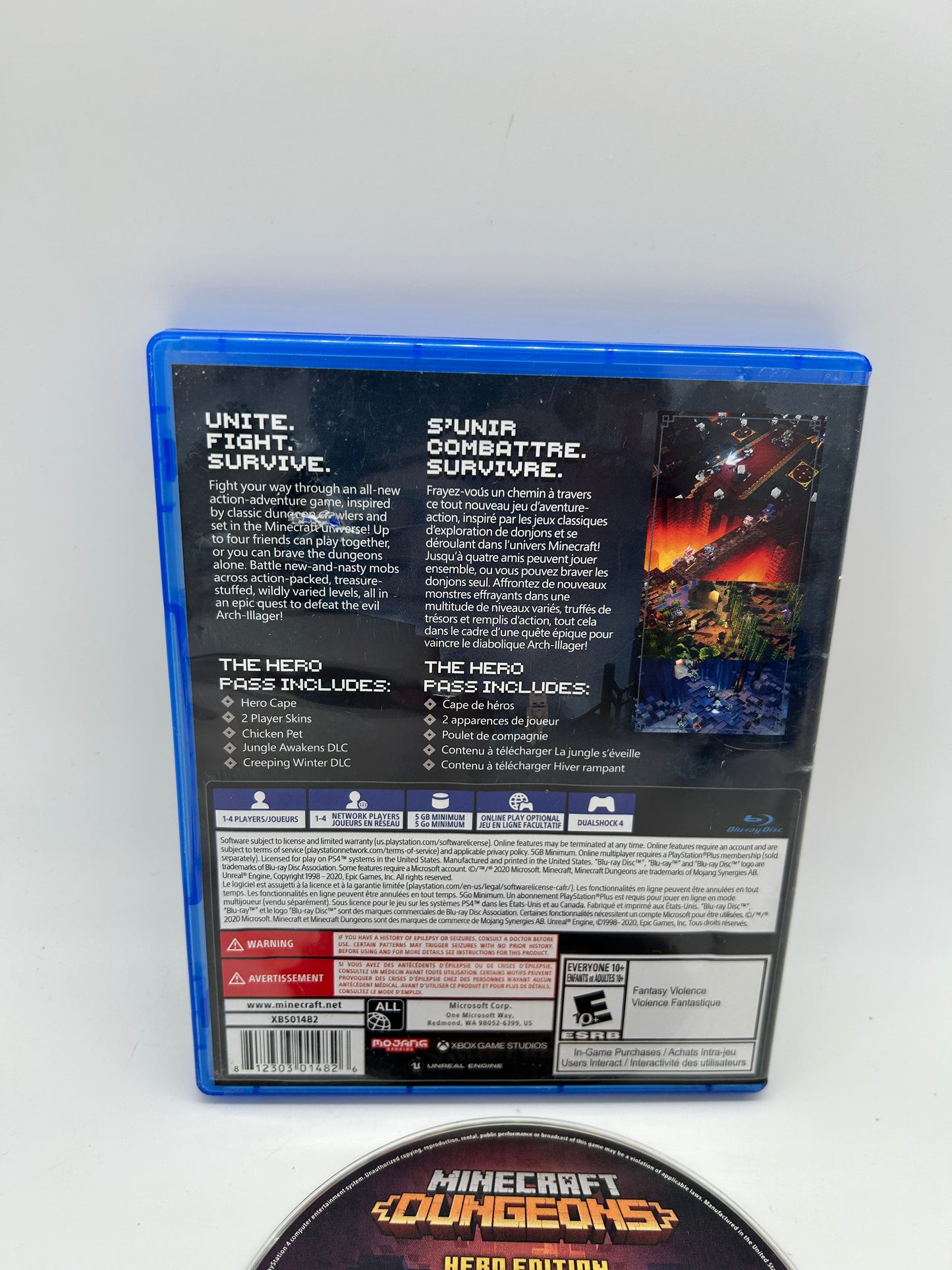 SONY PLAYSTATiON 4 [PS4] | MiNECRAFT DUNGEONS | HERO EDiTiON