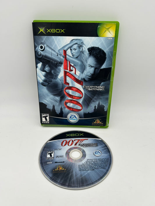 PiXEL-RETRO.COM : MICROSOFT XBOX COMPLETE CIB BOX MANUAL GAME NTSC 007 EVERYTHING OR NOTHING