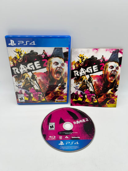 PiXEL-RETRO.COM : SONY PLAYSTATION 4 (PS4) COMPLETE CIB BOX MANUAL GAME NTSC RAGE 2