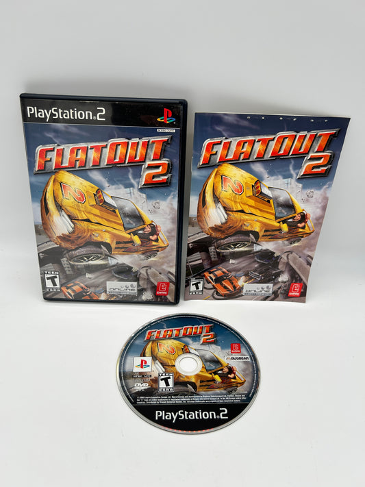 PiXEL-RETRO.COM : SONY PLAYSTATION 2 (PS2) COMPLET CIB BOX MANUAL GAME NTSC FLATOUT 2