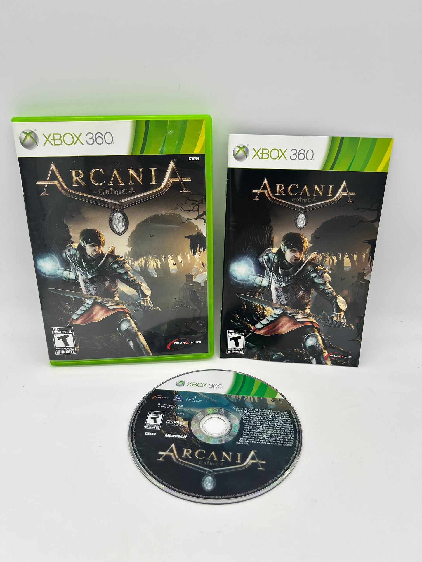 PiXEL-RETRO.COM : MICROSOFT XBOX 360 COMPLETE CIB BOX MANUAL GAME NTSC ARCANIA GOTHICA IV 4