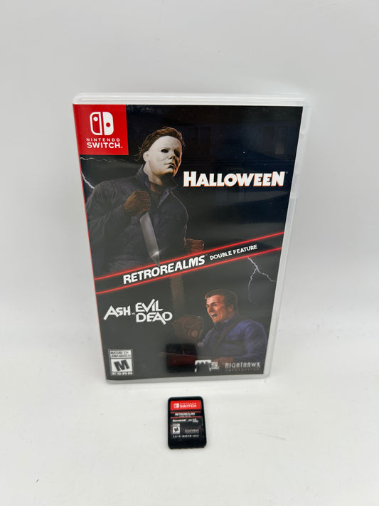 PiXEL-RETRO.COM : NINTENDO SWITCH COMPLETE IN BOX COMPLETE MANUAL GAME NTSC HALLOWEEN & ASH VS EViL DEAD RETROREALMS DOUBLE FEATURE