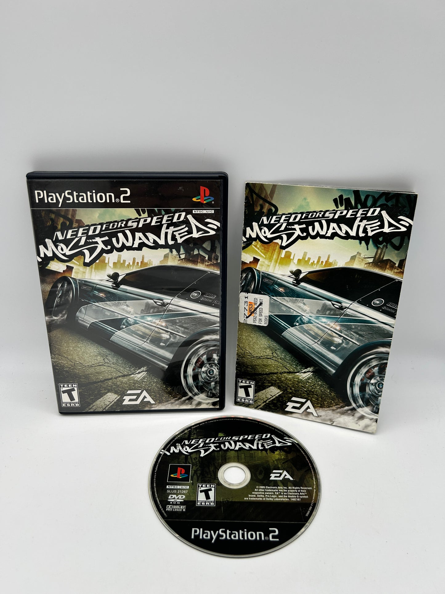 PiXEL-RETRO.COM : SONY PLAYSTATION 2 (PS2) COMPLET CIB BOX MANUAL GAME NTSC NEED FOR SPEED MOST WANTED