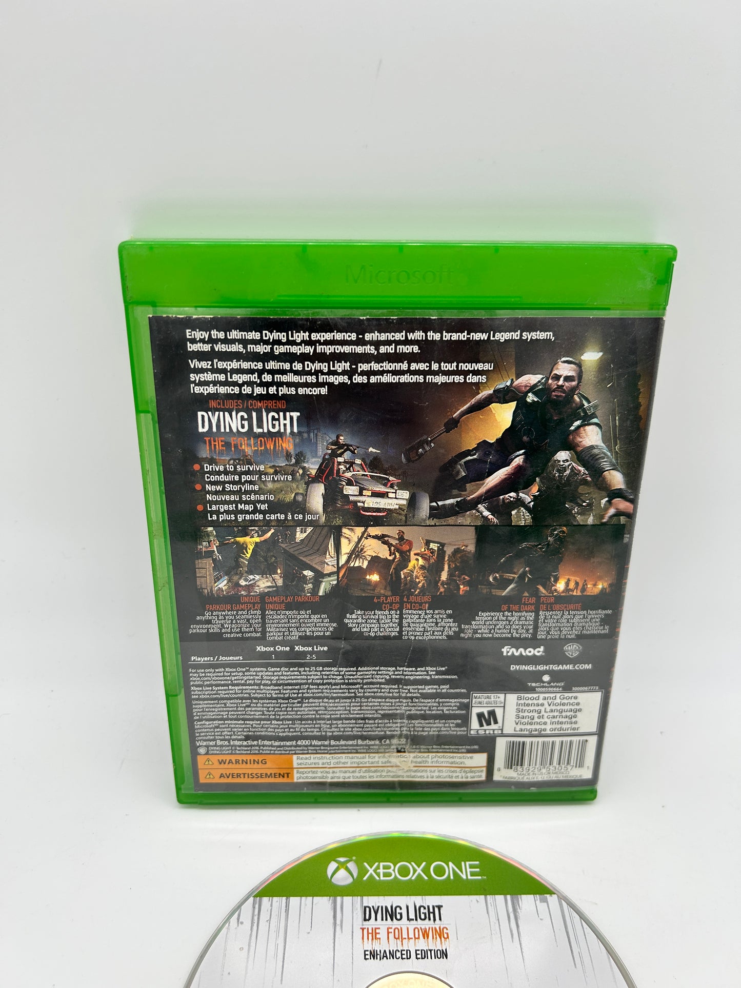 MICROSOFT XBOX ONE | DYING LIGHT THE FOLLOWING | ENHANCED EDITION