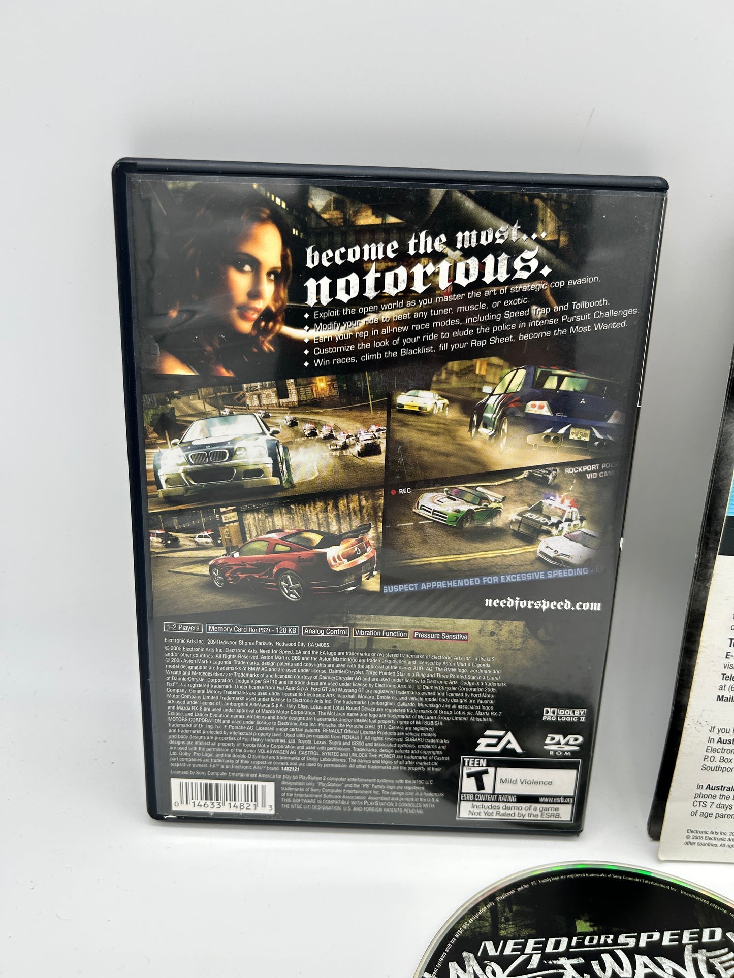 SONY PLAYSTATiON 2 [PS2] | NEED FOR SPEED MOST WANTED