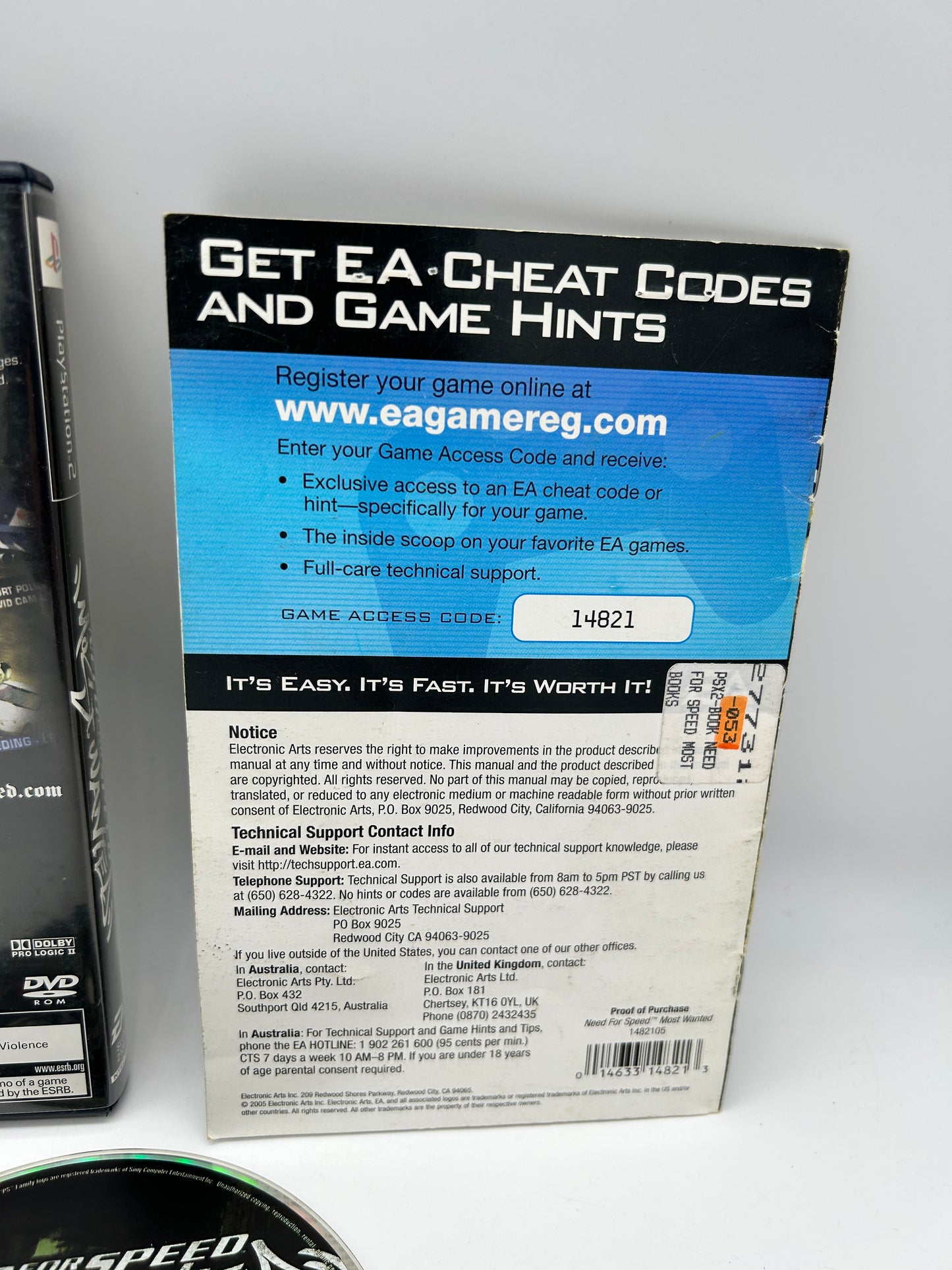 SONY PLAYSTATiON 2 [PS2] | NEED FOR SPEED MOST WANTED