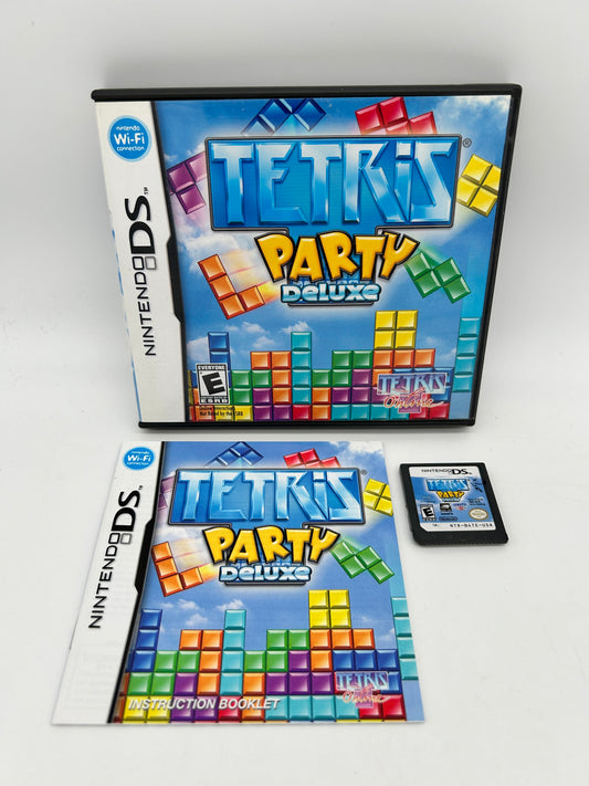 PiXEL-RETRO.COM : NINTENDO DS (DS) COMPLETE CIB BOX MANUAL GAME NTSC TETRIS PARTY DELUXE