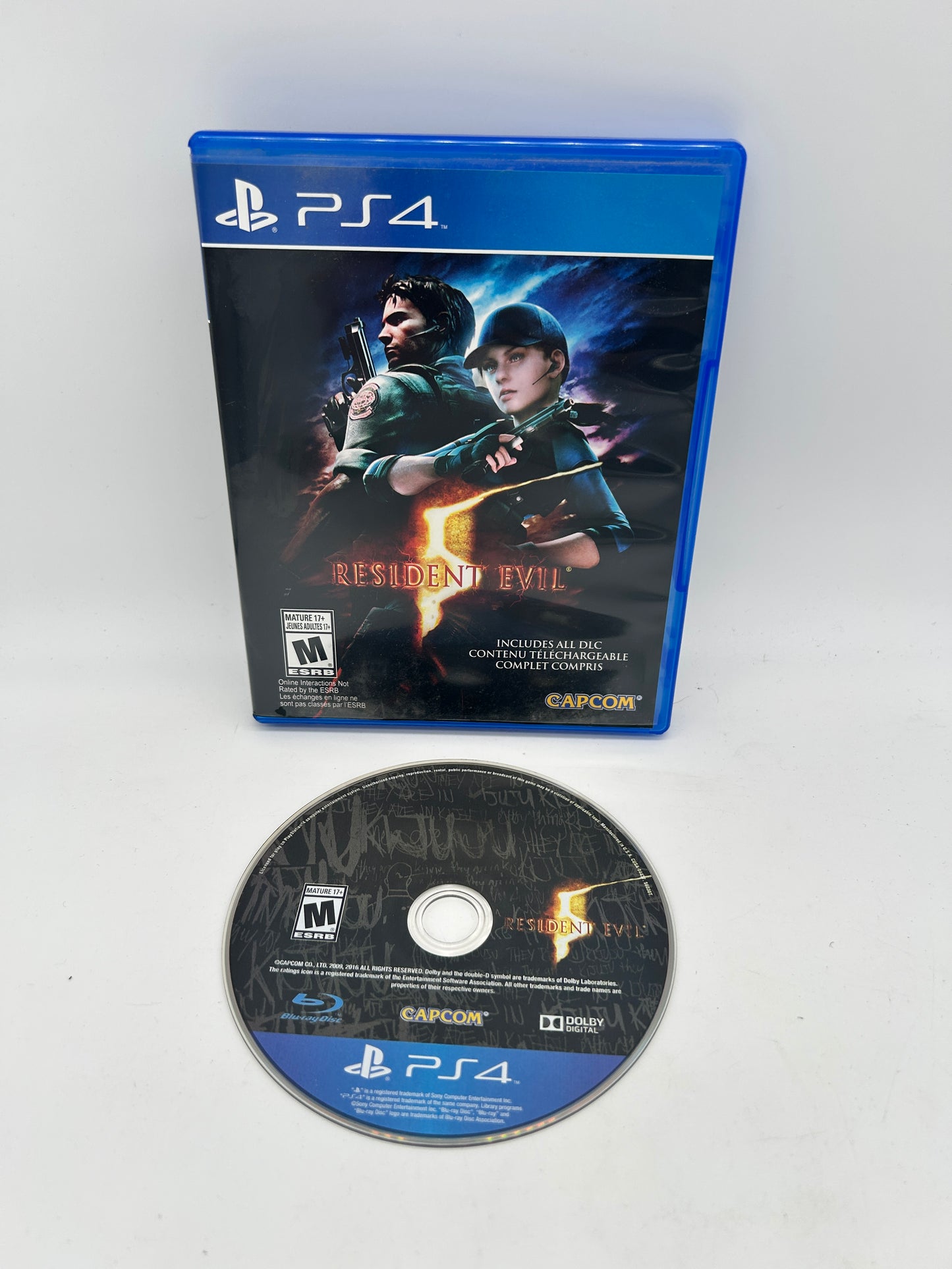 PiXEL-RETRO.COM : SONY PLAYSTATION 4 (PS4) COMPLETE CIB BOX MANUAL GAME NTSC RESIDENT EVIL 5