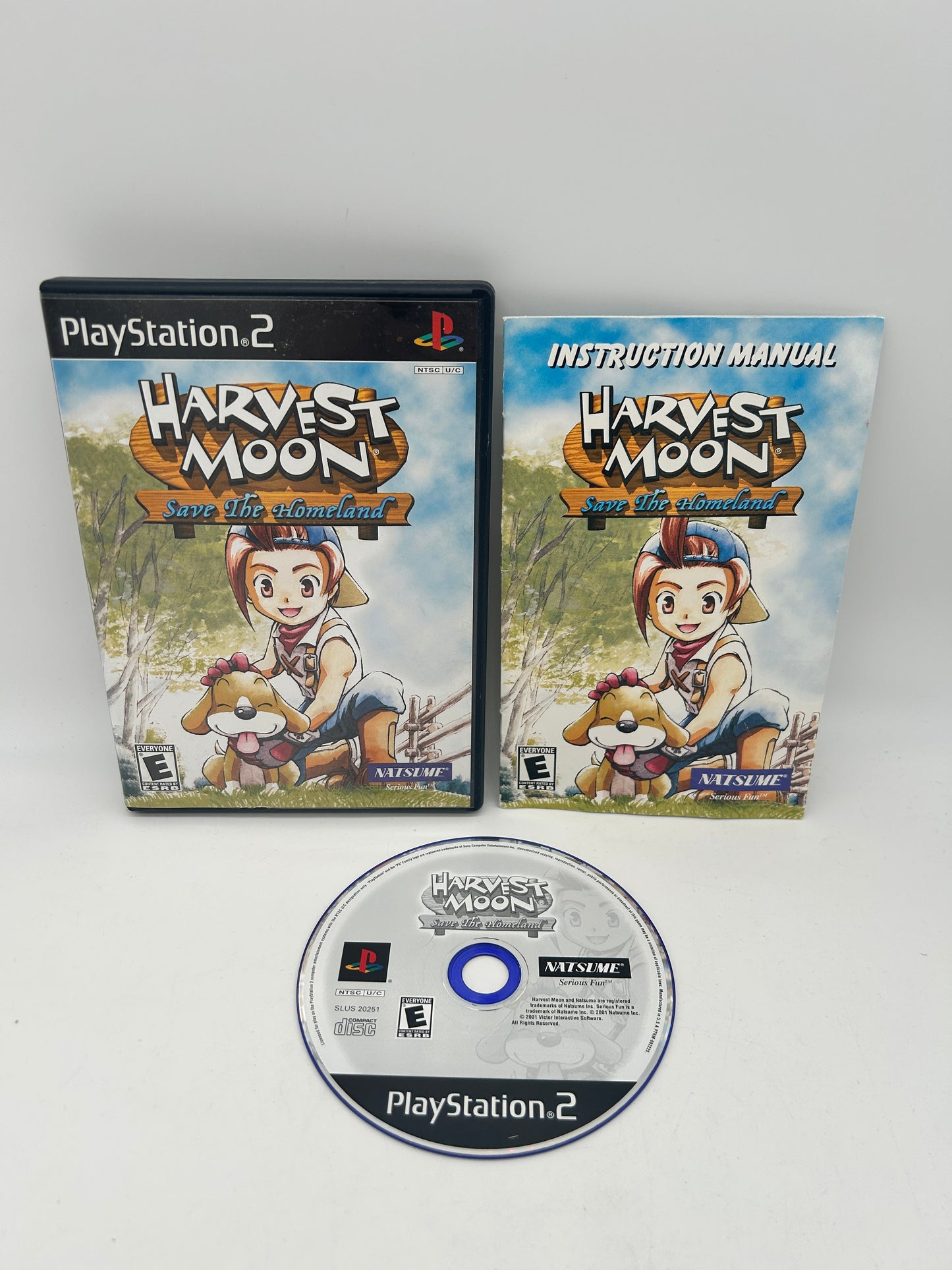 PiXEL-RETRO.COM : SONY PLAYSTATION 2 (PS2) COMPLET CIB BOX MANUAL GAME NTSC HARVEST MOON SAVE THE HOMELAND