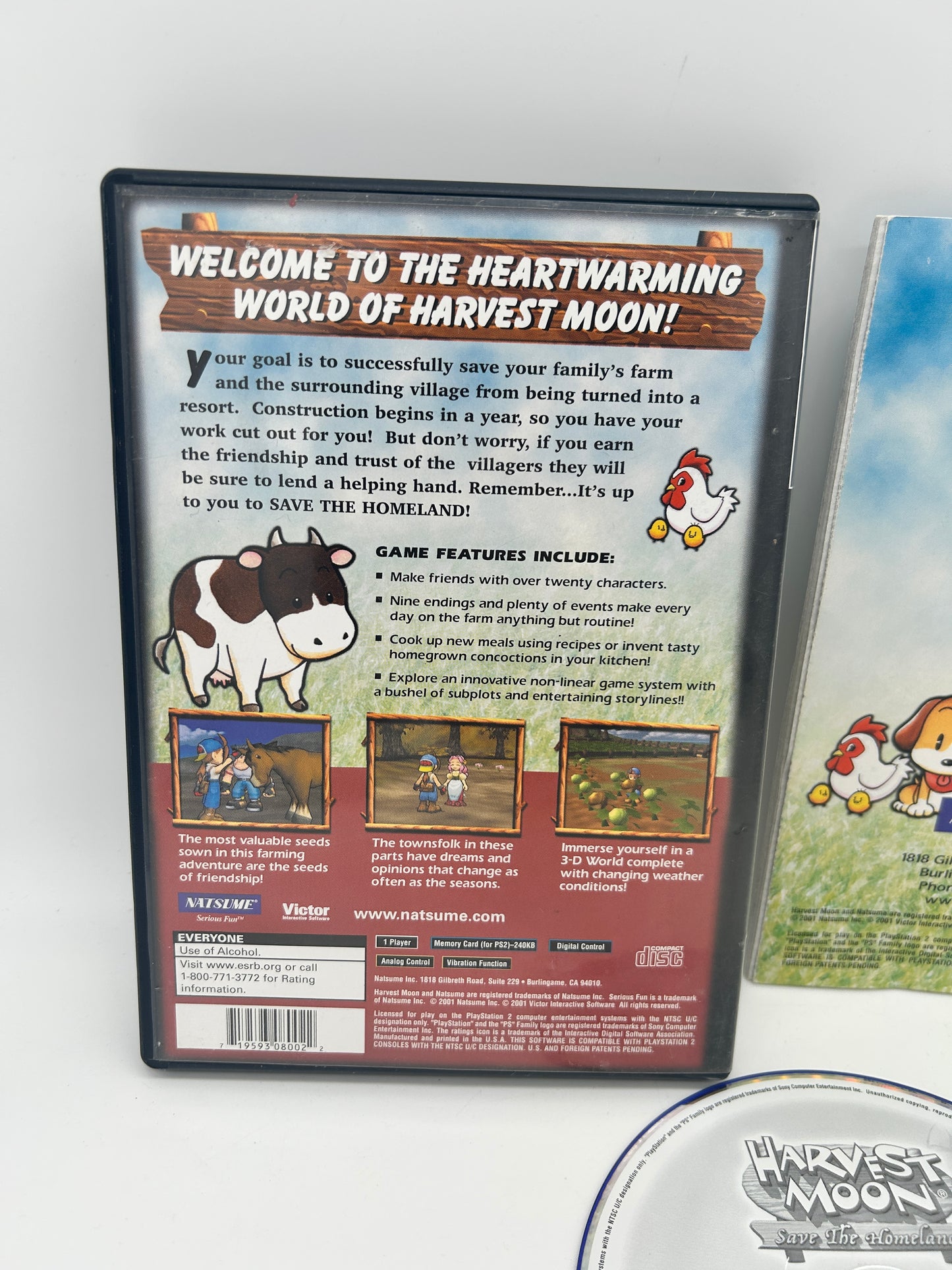 SONY PLAYSTATiON 2 [PS2] | HARVEST MOON SAVE THE HOMELAND